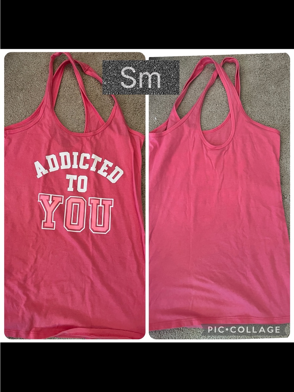 Victoria secret crisscross tank sz sm